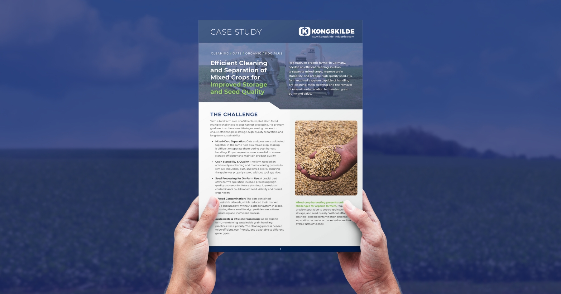 New Case Study: Efficient Grain Cleaning for Mixed Crops