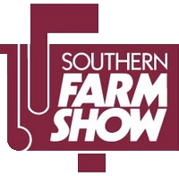 "SOUTHERN FARM SHOW" logo in a maroon box