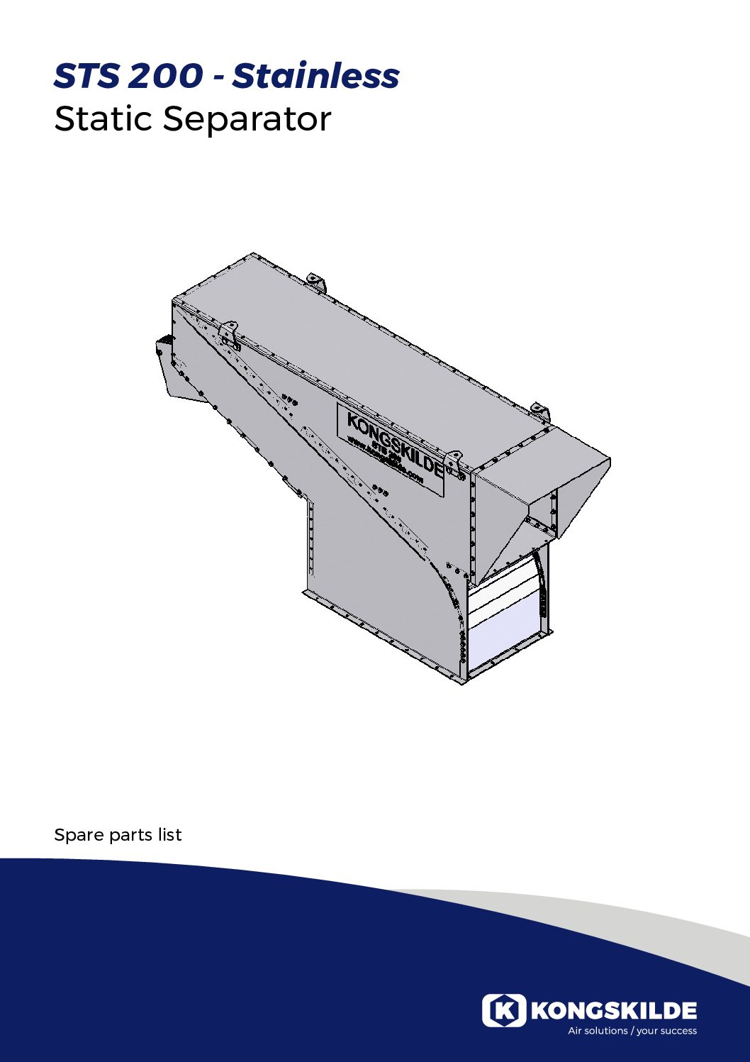 STS Static Separators Kongskilde Industries STS Static Separators Kongskilde Industries