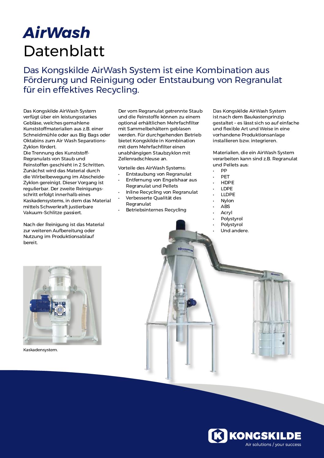 AirWash System Kongskilde Industrial