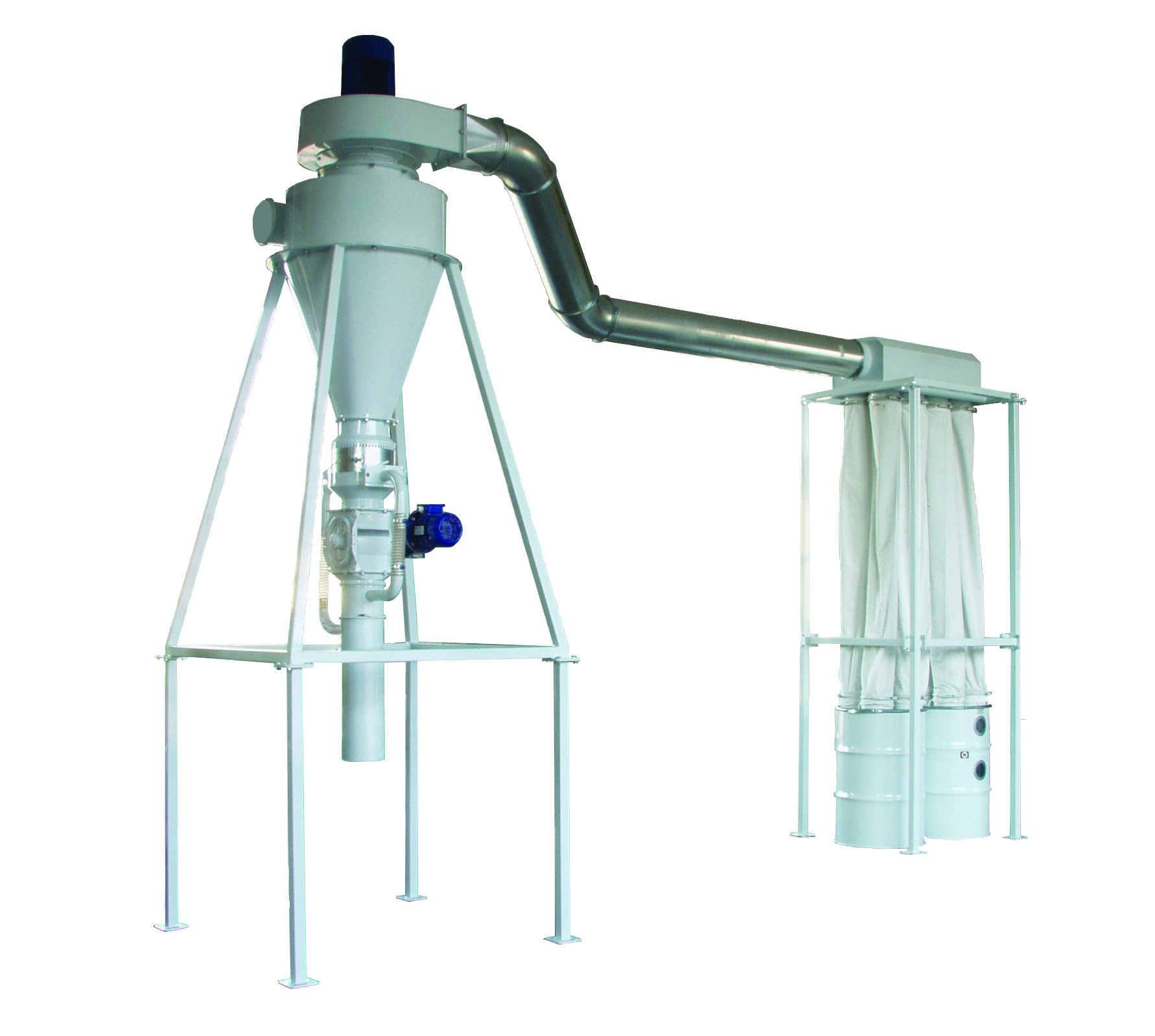 AirWash system with dust collection