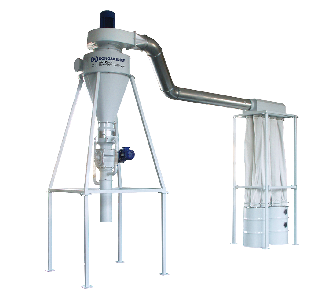 AirWash-System mit Staubabsaugung